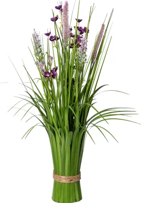 Produktbild von ohne Marke Kunstpflanze Stehgras-Busch grün OneSize