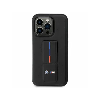 Image de Coque BMW BMHCP14S22GSLK pour iPhone 14 6.1", noir, noir, rigide, Grip Hot Stamp