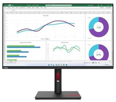 Produktbild von LENOVO MONITOR THINKVISION T32p-30 80 cm (31.5``) 3840x2160 4K HDMI