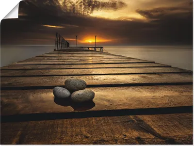 Produktbild von ARTland Poster Sonnenaufgang am Schwarzen Meer Größe: 60x45 cm