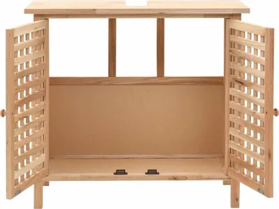 Immagine prodotto di vidaXL Mobiletto in legno massiccio noce 66x29x61 cm