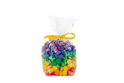 Obrázok produktu pre Tyčinky "bodky" červené, oranžové, žlté, zelené, modré a fialové. Približne 300 ks Ø 1 cm NOVINKA
