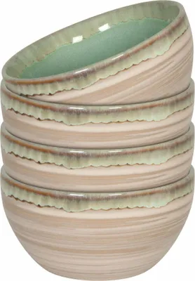 Immagine prodotto di Waechtersbach Nature Green Sand Müsli, 4er Set, Schale, Müslischale, Schüssel, Frühstücksschale, Keramik, Ø 13 cm, 41 5 000 0011