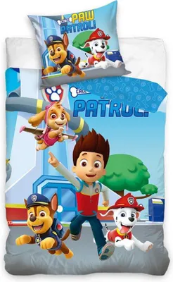 Productafbeelding van PAW Patrol dekbedovertrek - 140 x 200 cm - katoen