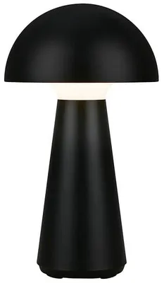 Image de FUNGO Lampe Nomade Noir Sans Fil Rechargeable pour Intérieur Extérieur