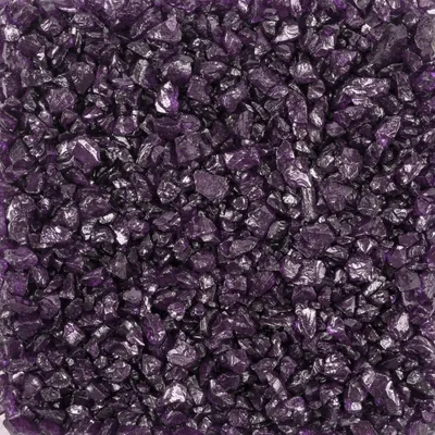 Produktbild von Glasgranulat, Glassplitt 1-2 mm violett 1 Kg (1 Kg = 3,75EUR) Eurosand