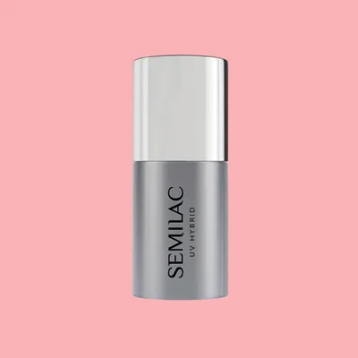 Obrázek produktu pro Semilac | Zkrášlující podkladový lak pro hybridní laky - růžový - 7 ml - Semilac Uv Hybrid - Gelové laky na nehty
