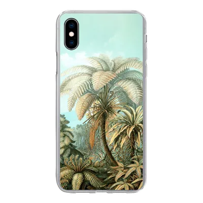 Produktbild von MuchoWow® Handyhülle Schutzhülle Hülle für iPhone Xs Filicinae - Haeckel - Alte Meister Silikon Softcase Handy Hülle - Handytasche