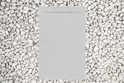 Produktbild von Duschwanne 175X70 cm PERLGRAU Vulcano Line PLUS aus Kunstharz und Marmorpulver mit Seitengitter AUS MARMORESINA - FRASCIO