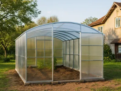 Obrázok produktu pre Záhradný polykarbonátový skleník "Avalon" 3x6 m z ocele, s 6 mm polykarbonátom