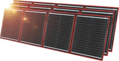 Zdjęcie produktu dla Panel słoneczny, elastyczny, przenośny i składany, zestaw paneli o mocy 450 W