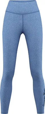 Produktbild von Leggings dehnbar Fitness Sport Yoga Gymnastik Training Tanzen Freizeit melange, Größe:36/S, Leggings Models:GYM-8058 Hellblau