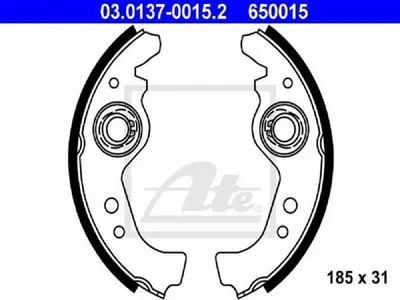 Zdjęcie produktu dla Szczęki Hamulcowe Fiat Cc/Panda/Uno/Sc 83-08
