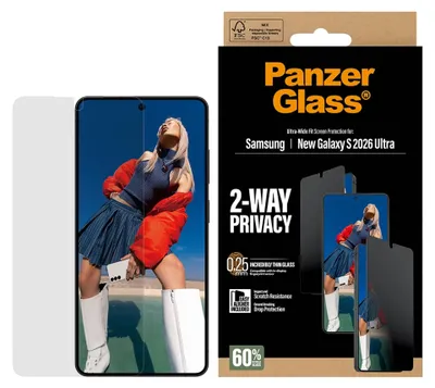 Image de Protecteur d'écran PanzerGlass® Privacy 2-Way Samsung Galaxy S26 Ultra | Ultra-Wide Fit avec EasyAligner