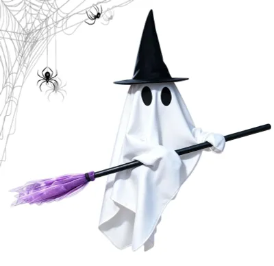 Image de Décoration d'Halloween effrayante - Ornement de maison hantée avec mouvement