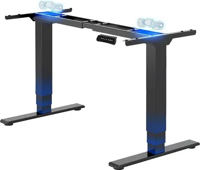 Obrázek produktu pro Výškově nastavitelný stůl EC5B-EUV2, bez desky, černý