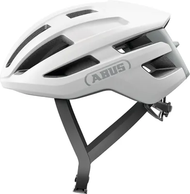 Produktbild von ABUS Rennradhelm PowerDome - leichter Fahrradhelm mit cleverem Belüftungssystem und aerodynamischem Profil -  Italy - für Damen und Herren - Weiß, Größe M (54-58 cm)