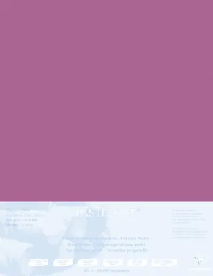 Produktbild von Clairefontaine Papier für Pastellmalerei, 5 Bogen 50x70cm Weinrot 496016C