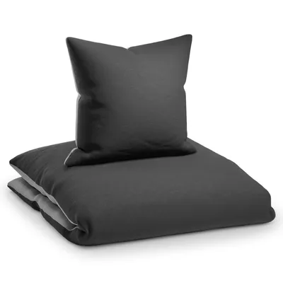 Produktbild von sleepwise Bettwäsche 200x200 Sommer Bettwäsche 3tlg- , Traumhaft Weich, Atmungsaktiv, Bügelfrei & Knitterfrei - Bettbezug Set aus weicher Mikrofaser mit 65x65cm Kissenbezüge, Grau
