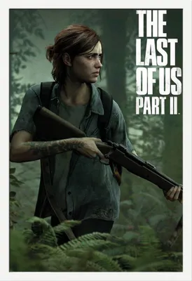 Produktbild von Last of Us, The - Poster - 2 - Ellie + Wechselrahmen, Shinsuke® Maxi MDF weiss, Acryl-Scheibe