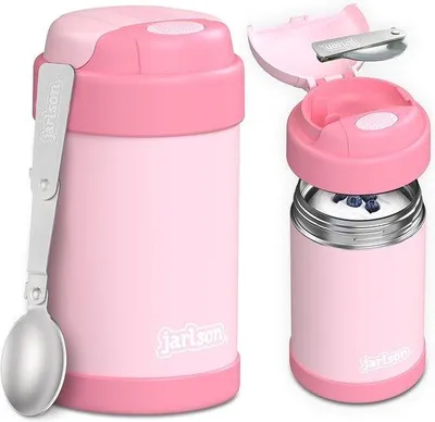 Produktbild von Famanu Thermocontainer mit Vakuumisolierung - 450 ml, rosa