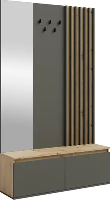 Obrázok produktu pre Kondela Predsieň Deris - grafit / dub artisan
