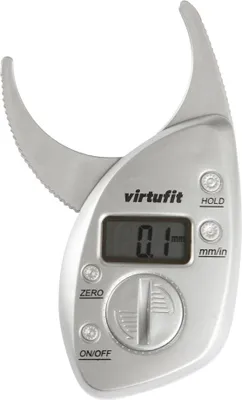 Zdjęcie produktu dla VirtuFit Cyfrowy plicometr do pomiaru fałdów skórnych Szary