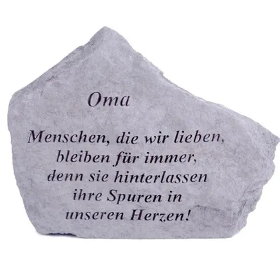 Produktbild von Grabstein - Oma, Grabschmuck, Gedenken, Trauer, Trauerschmuck