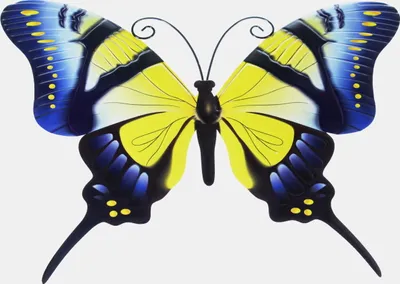 Produktbild von Schmetterling Wanddeko Metall Wandbild Deko Bild Wand Hänger Tier Figur Skulptur
