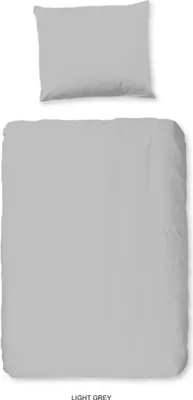 Immagine prodotto di Buongiorno Ledikant babyBettbezug "uni dessin" - grigio - (100x135 cm) - Baumwolle