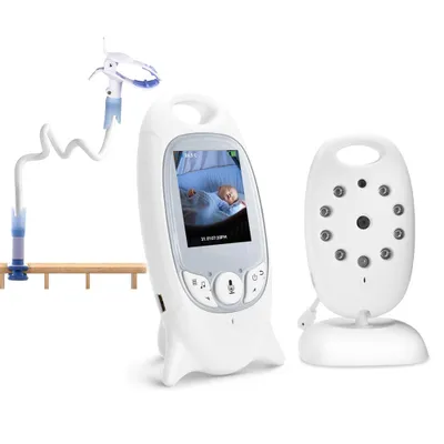 Produktbild von Babyphone mit Kamera, Babyfon mit Kamera 2'' Video Baby Monitor Kamera und Audio Babyphone VOX Funktion Gegensprechfunktion Nachtsicht mit Halterung