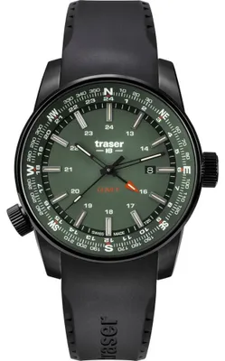 Produktbild von Traser Herrenuhr TS-109744 grün