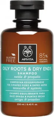 Zdjęcie produktu dla Apivita Shampoo für fette Wurzeln und trockene Spitzen, 250 ml