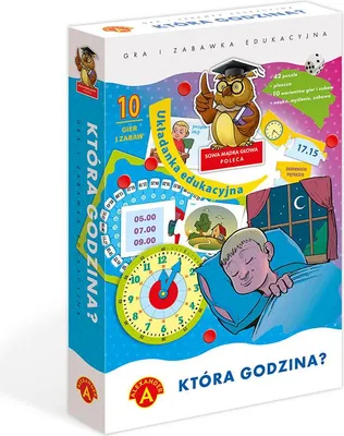 Zdjęcie produktu dla ALEXANDER Która godzina? - układanka edukacyjna 1321