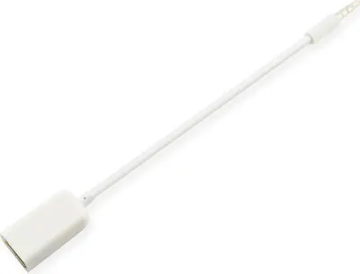 Obrázek produktu pro Microconnect AUDUSBFW, 3.5mm, Samec, USB Typ-A, Samice, 0,2 m, Bílá