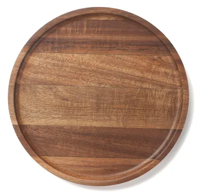 Obrázok produktu pre Drevený podnos, akácia, 25 cm, dekoratívny