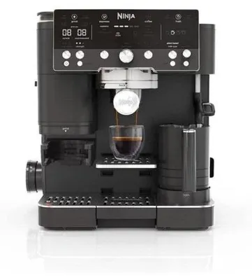 Produktbild von Superautomatische Espressomaschine Ninja ES601EUBK 2L 1650W mit Mahlwerk und Milchaufschäumer