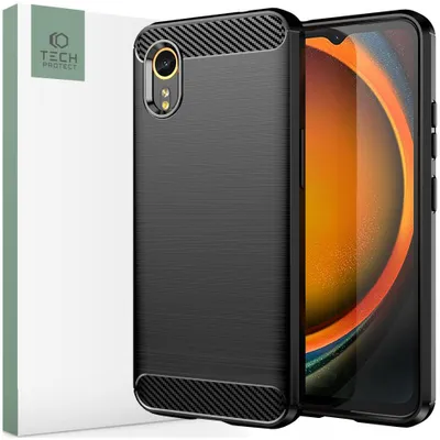 Produktbild von Tech-Protect Tpucarbon Galaxy Xcover 7 Schwarz