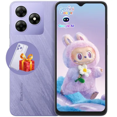 Obrázok produktu pre Mobilný telefón Blackview Wave 8 AI bez zmluvy, 6,56" HD+ IPS displej, 12GB(4GB+8GB) RAM+128GB ROM, Octa-Core, 5000mAh, 13MP+8MP, Dual SIM, Face ID,1080P FHD