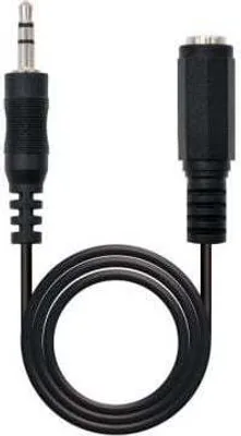 Produktbild von Nanocable 10.24.0205, 3.5mm, Weiblich, 3.5mm, Männlich, 5 m, Schwarz