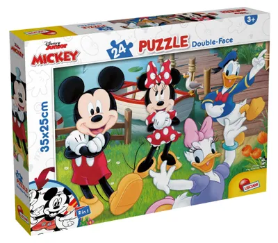 Produktbild von Lisciani - Puzzle Disney - Mickey MaxiPlus - 24 Teile Doppelseitiges Puzzle für