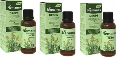Immagine prodotto di 3x Nemanex gocce 30 ml | Zinco Biotina Carciofo Noce Navloc