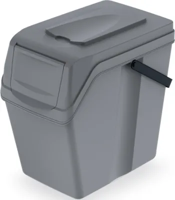Produktbild von Papierkorb SORTIBOX - steingrau - Prosperplast 4 24