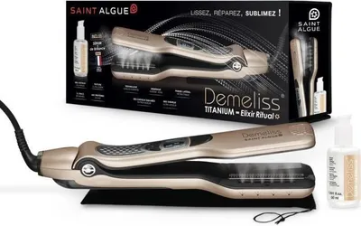 Produktbild von Dampfglätter, SAINT ALGUE Demeliss TITANIUM, Premium Elixir Ritual Set, Glanzverstärkendes Serum