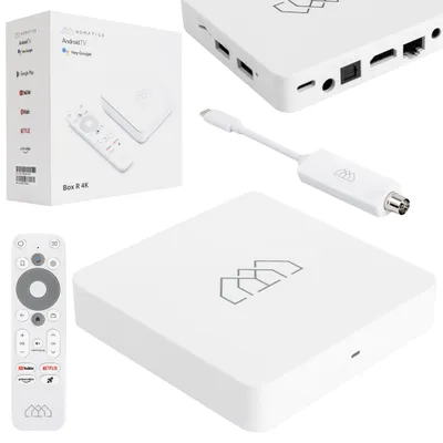 Zdjęcie produktu dla Smart TV Homatics Box R 4K + tuner DVB-T2