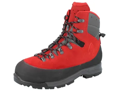 Produktbild von HAIX Protector Forest 2.1 Schnittschutzstiefel Klasse 2 rot Nubukleder - Größe: UK 8,5