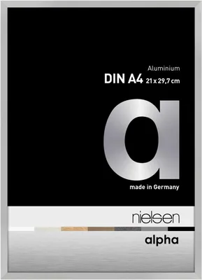 Image de Cadre photo Nielsen aluminium Alpha 21x29,7 cm argent mat