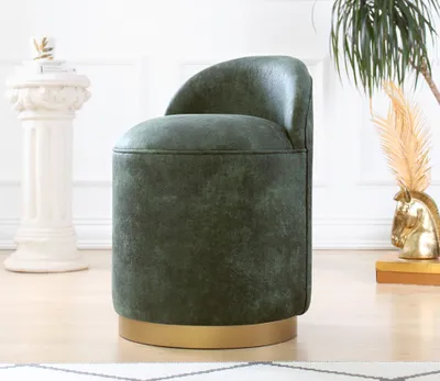 Produktbild von Hanah Home, Luton- FLF1102, Grün, Klassische Sitzsäcke, 100% Nubuck Leder