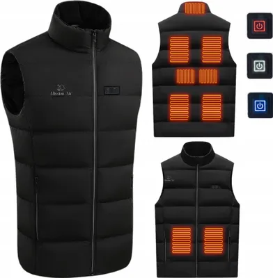 Immagine prodotto di E-Vest Giacca Termica Senza Maniche Giacca Invernale Unisex Elettrica Usb Taglia Xl