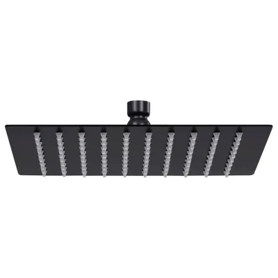 Zdjęcie produktu dla Vidaxl Regenduschkopf Quadrat 20x20 cm Edelstahl schwarz schwarz